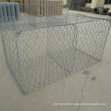 Hebei China 2x1x1m gabion box/ Zinc gabions/ Gabion basket manufacturer